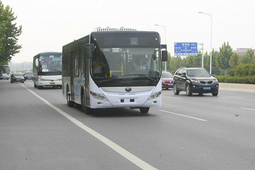 Bus on highway