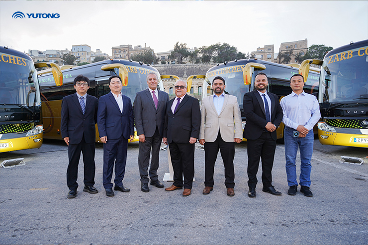 Yutong ICE12 Pure Electric Bus Delivery Ceremony Held in Malta