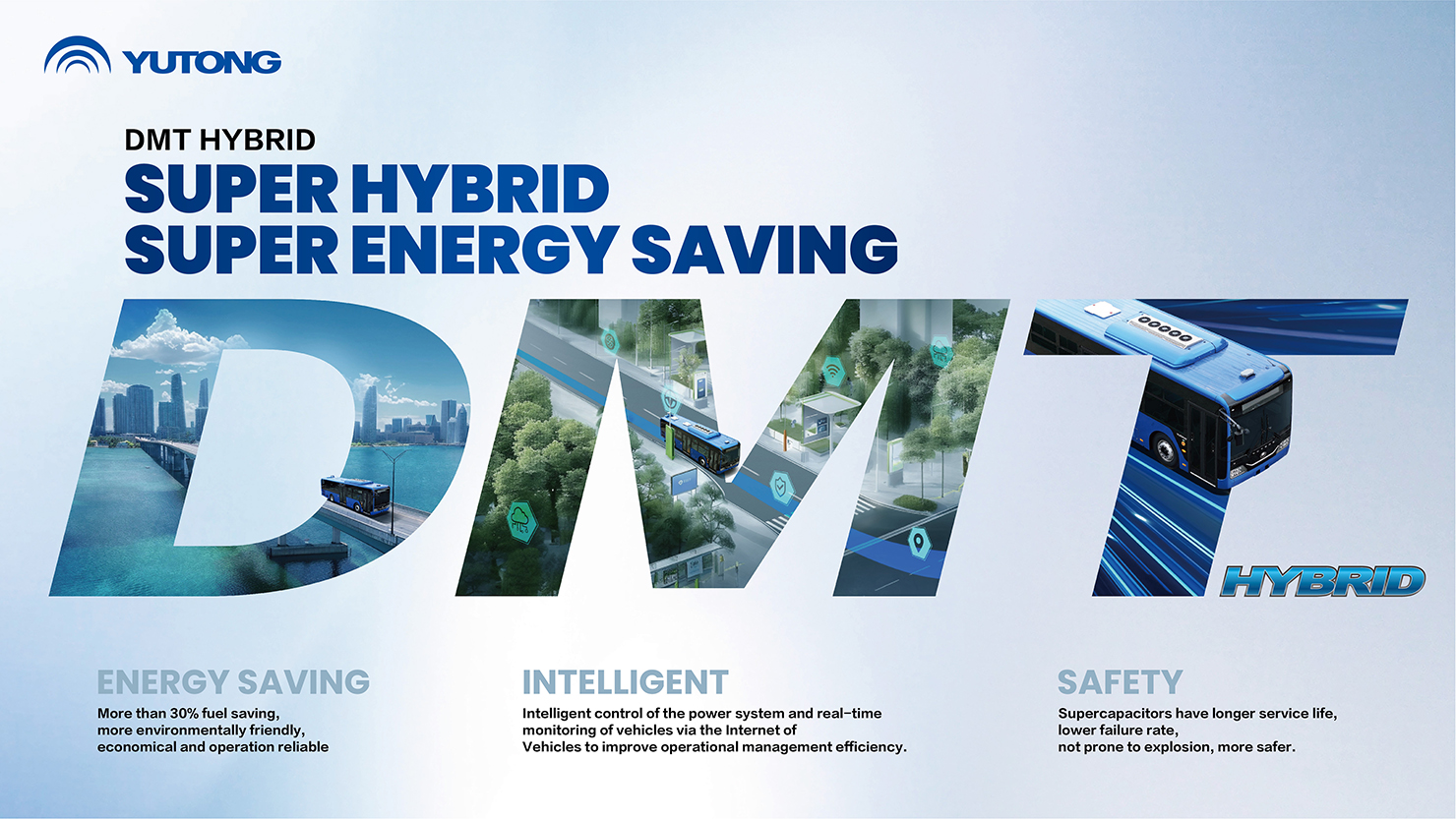 High Efficiency and Energy Saving: The Advantages of Yutongs Innovative DMT Technology