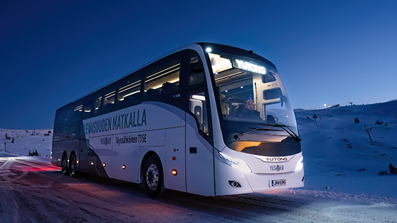 Yutong Bus T15E Showcases Exceptional Battery Performance and Driving Range in Finland Challenge