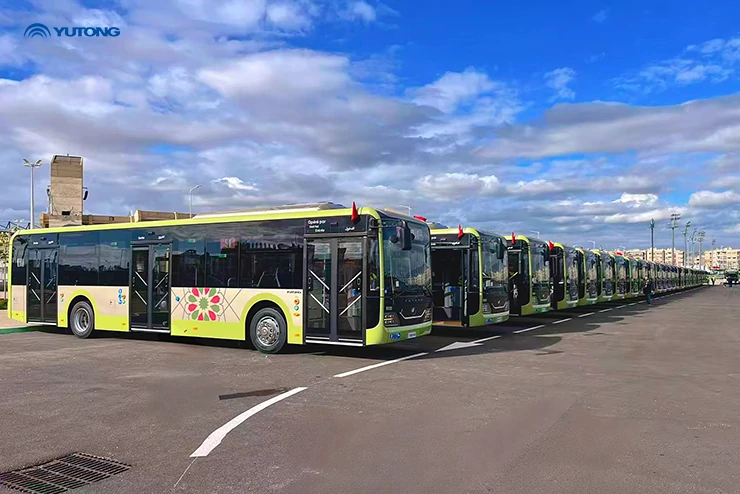 723 Yutong Buses Ready to Serve the African International Football Tournament with High Quality