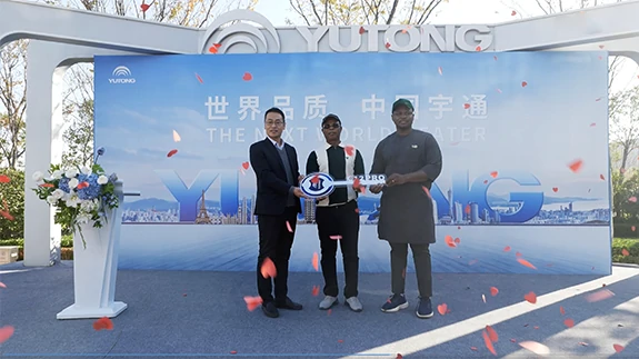 Yutong Bus Delivers 40 C12PRO Units to Nigeria, Upgrading Local Public Transport with Excellent Products and Services