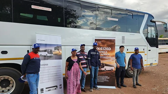 Yutong High-End Coach Model ZK6126D Lands in South Africa, Kicks Off Grand Nationwide Tour