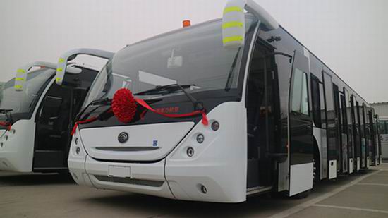 Yutong delivers 19 airfield buses to China Eastern Airlines