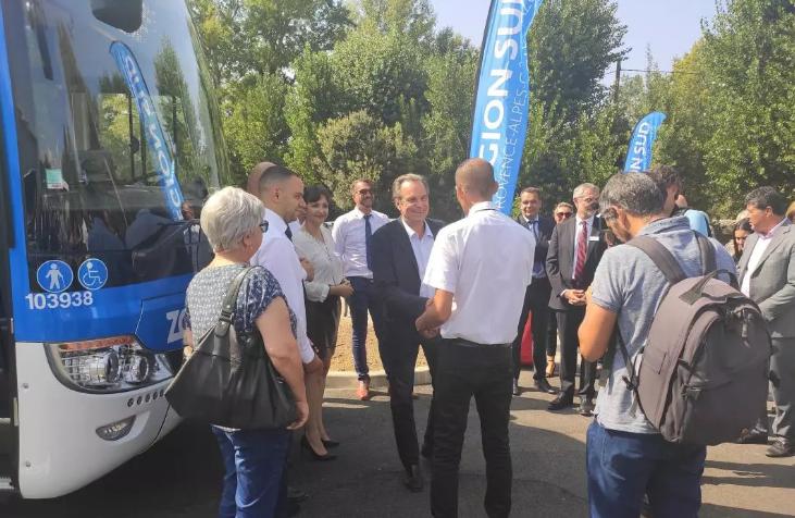 Europes First Pure Electric Intercity Line Opened, Yutong Pure Electric Bus Entering Provence