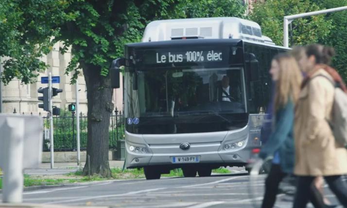 Europes First Pure Electric Intercity Line Opened, Yutong Pure Electric Bus Entering Provence