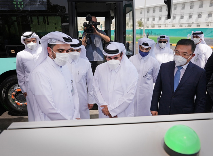 First Fleet of Electric bus Delivered, Yutong Plugging into The Future of Qatar Green Transportation