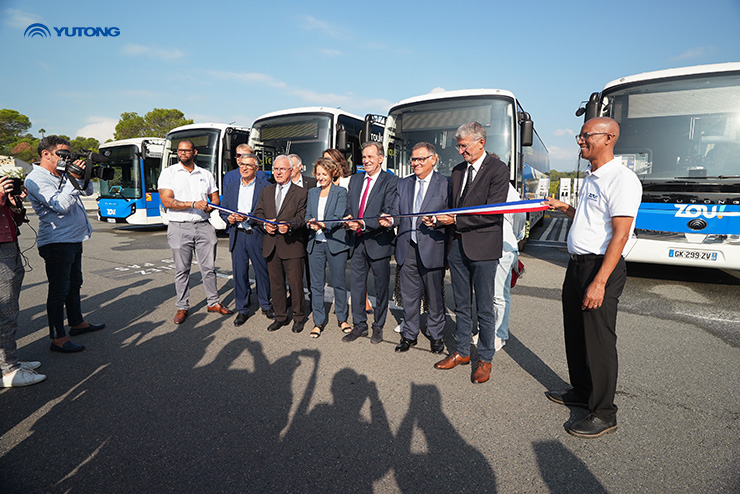 Yutong totally exports 135 battery electric intercity buses to France