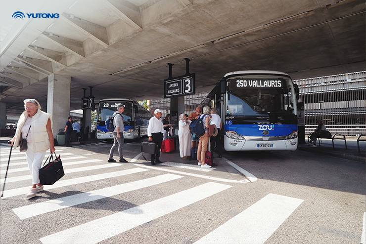 Yutong totally exports 135 battery electric intercity buses to France