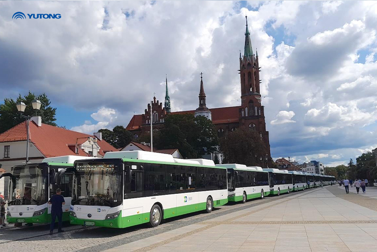 Yutong new energy buses on worlds roads