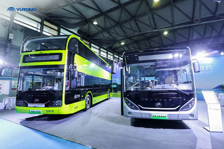 Yutong new energy buses showcase at CIB EXPO