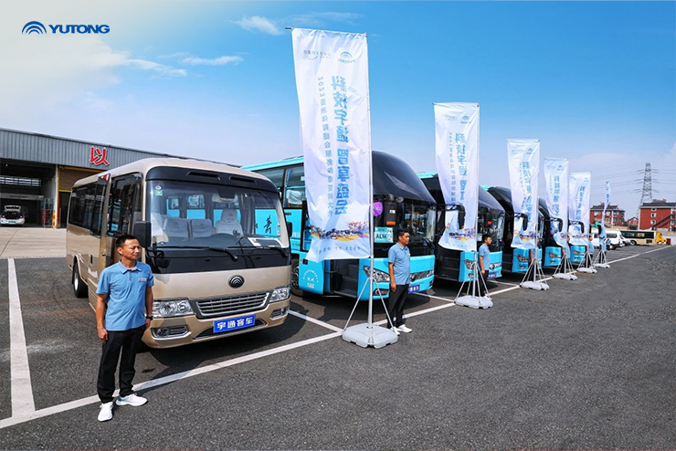 Yutong provides service for Asian top sport event