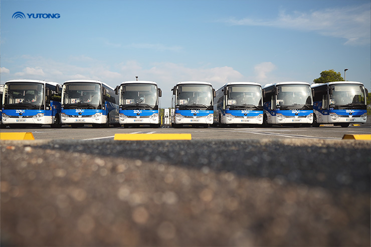 Yutong totally exports 135 battery electric intercity buses to France