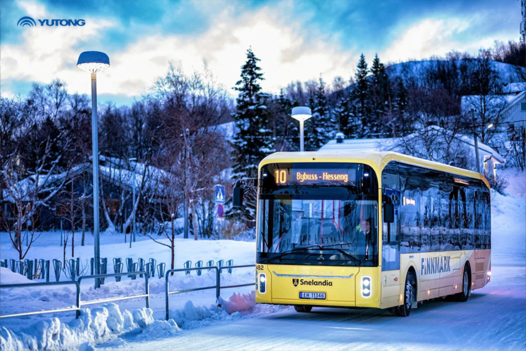 Yutong Battery Electric Bus Enters the Arctic Circle