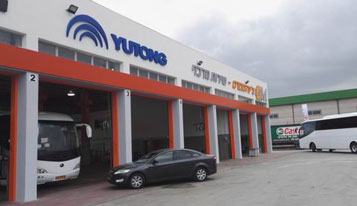 Yutong central service station in Israel opens