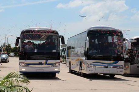 Launch ceremony of Yutong ZK6116H bus held in Singapore