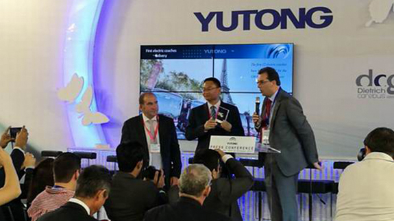 Yutong attends Busworld Kortrijk 2017