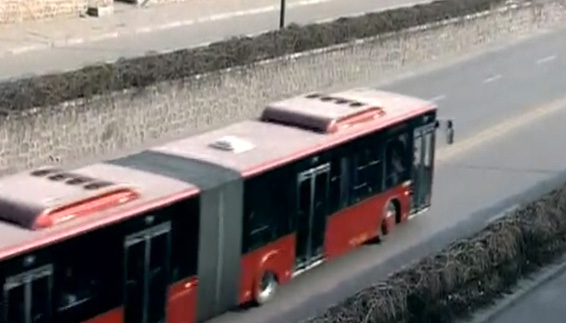 Publicity video on city buses