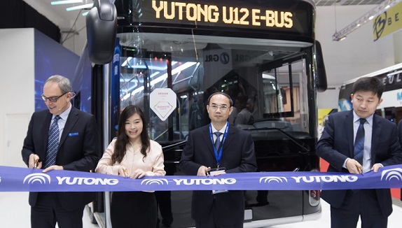 Yutong, Shining at Busworld Belgium, Leading New Energy Trend