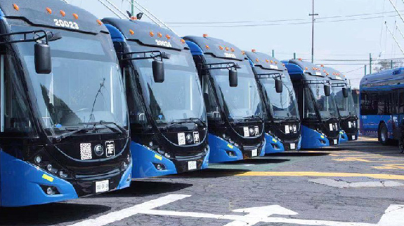 Create a new era of double source trolleybus market in America！130 Yutong buses to be shipped to Mexico