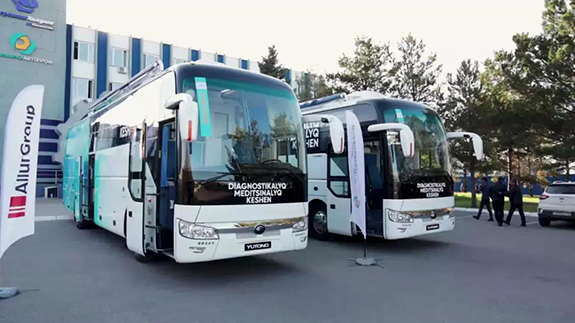 Largest Delivery Globally! 100 Yutong Physical Examination Vehicles Arrive in Kazakhstan to Fight COVID-19