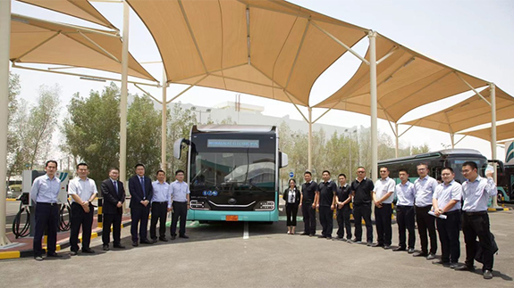 First Fleet of Electric bus Delivered, Yutong Plugging into The Future of Qatar Green Transportation