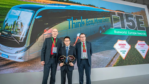 Yutong wins two awards at Busworld Europe 2023