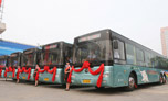 Demonstration run of Yutong hybrid buses on Zhengzhou-Kaifeng route