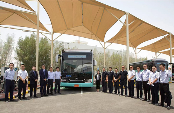 First Fleet of Electric bus Delivered, Yutong Plugging into The Future of Qatar Green Transportation