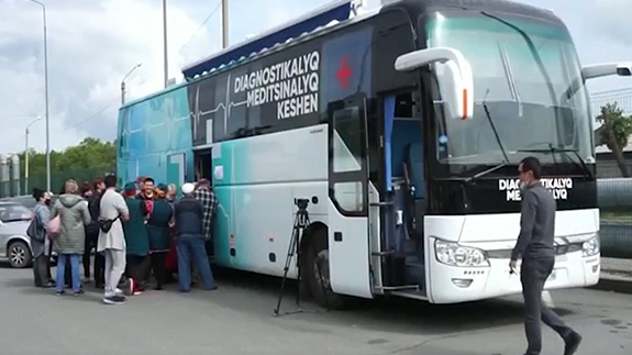 Yutong Medical Vehicles Serve Kazakhstan