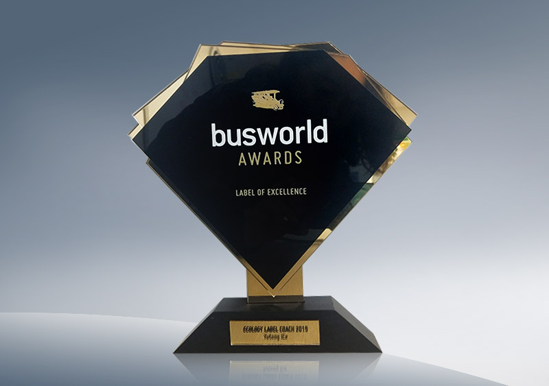 Busworld Awards 2019 </br> Ecology Label Coach 2019  </br> Yutong ICE12