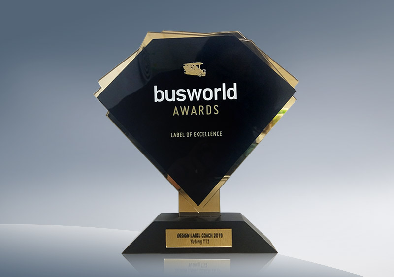 Busworld Awards 2019  </br>Design Label Coach 2019  </br> Yutong T13