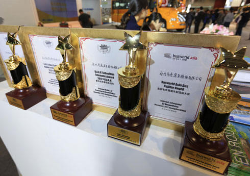 Four BAAV awards at 2012 Busworld Asia