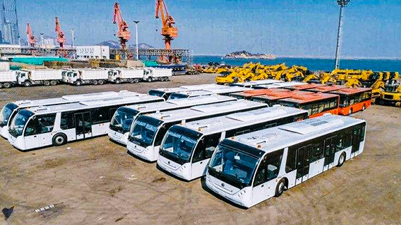 Yutong airfield buses delivered to Spain