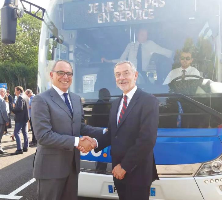 Europes First Pure Electric Intercity Line Opened, Yutong Pure Electric Bus Entering Provence