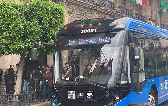 63 Yutong Dual-Source Trolleybuses Enter Mexico across the Ocean!