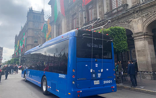 63 Yutong Dual-Source Trolleybuses Enter Mexico across the Ocean!