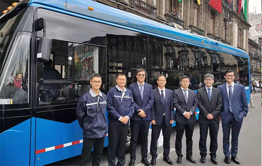 63 Yutong Dual-Source Trolleybuses Enter Mexico across the Ocean!