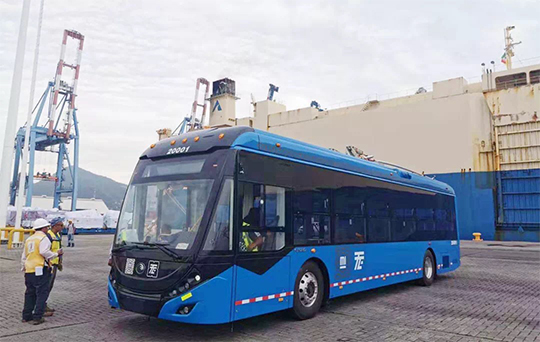 63 Yutong Dual-Source Trolleybuses Enter Mexico across the Ocean!