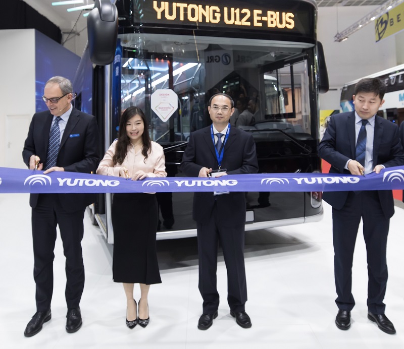  Yutong, Shining at Busworld Belgium, Leading New Energy Trend