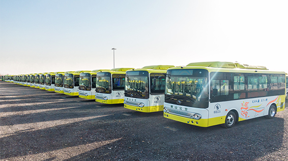 100 Yutong full electric buses delivered to Guangdong