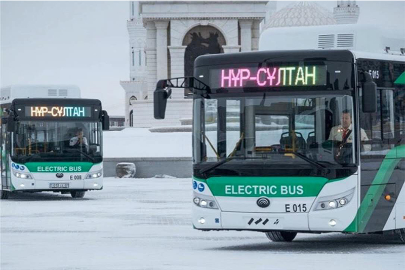 100 Yutong electric buses exported to Kazakhstan