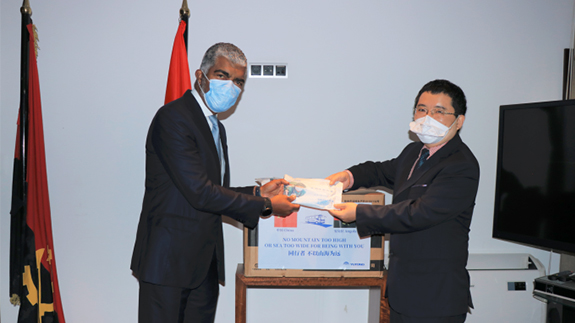 Yutong’s mask donation to Angola highly praised by their Minister of Transport