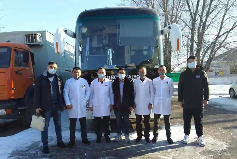 Largest Delivery Globally! 100 Yutong Physical Examination Vehicles Arrive in Kazakhstan to Fight COVID-19