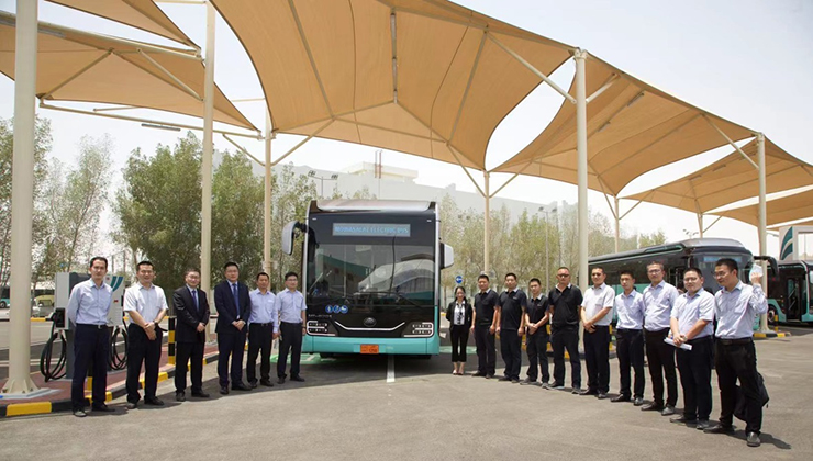 First Fleet of Electric bus Delivered, Yutong Plugging into The Future of Qatar Green Transportation