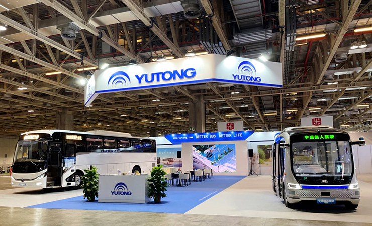 Yutong New Energy Bus Linked with Intelligent Networks Debuts at 2021 China (Macao) International Automobile Exposition