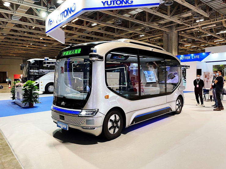 Yutong New Energy Bus Linked with Intelligent Networks Debuts at 2021 China (Macao) International Automobile Exposition