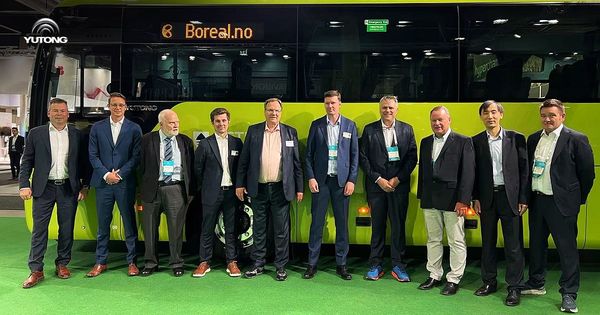 Yutong bus shows at the 35th International Electric Vehicle Symposium