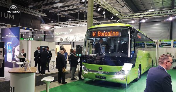 Yutong bus shows at the 35th International Electric Vehicle Symposium