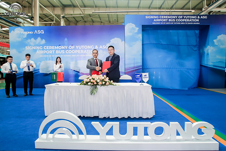 87 Yutong apron buses to Saudi Arabia